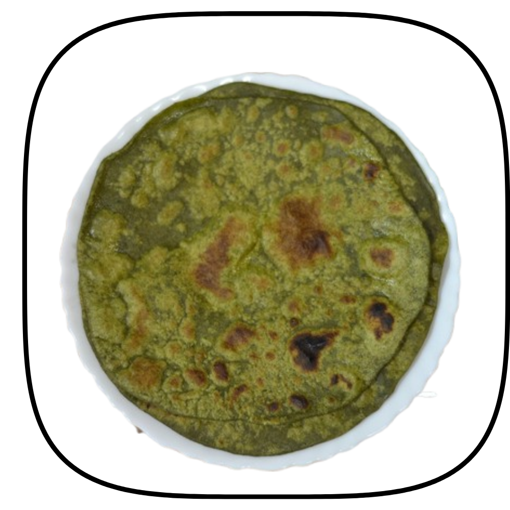 Satvik Spinach Chapati - Pack Of 8